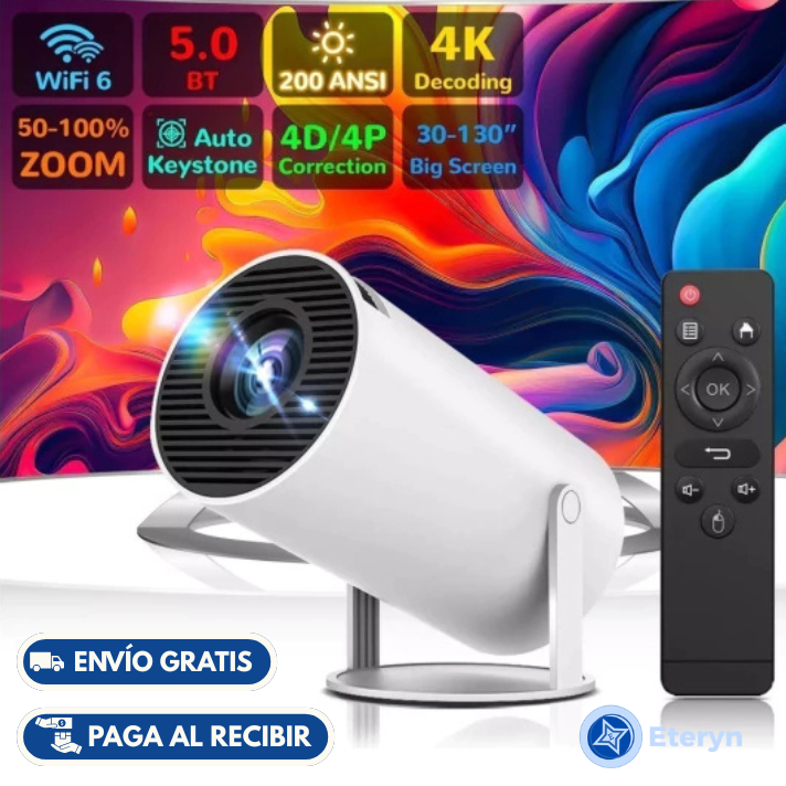 Proyector LED Smart 4K WiFi