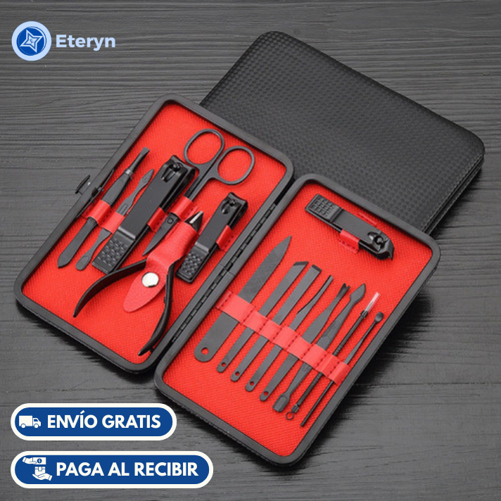 Set de Manicura y Pedicura 15 en 1