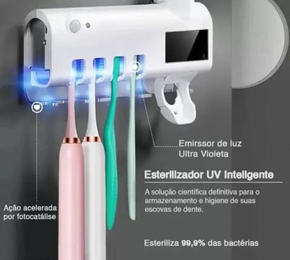 Soporte para Cepillos con Esterilizador UV