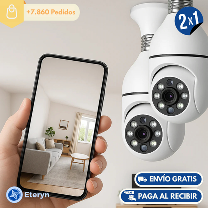 CAMARA FOCO 2X1 + KIT DE MONTAJE DE REGALO 🎁